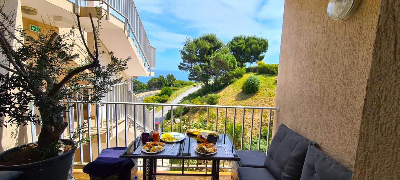 Studio *** "Thalabanyuls" - Vue Mer - Balcon Εξωτερικό φωτογραφία